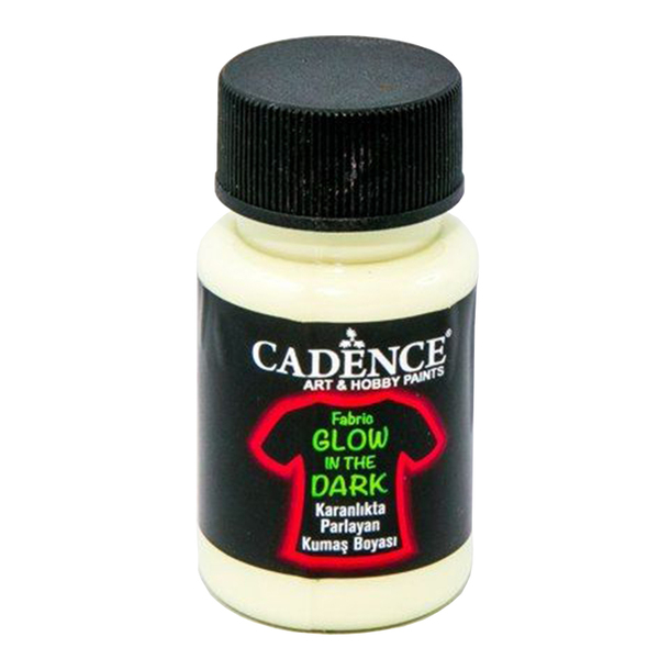 

Cadence светонакапливающая акриловая краска для ткани Fabric Glow In The Dark 50 мл Натуральная (FG-578)