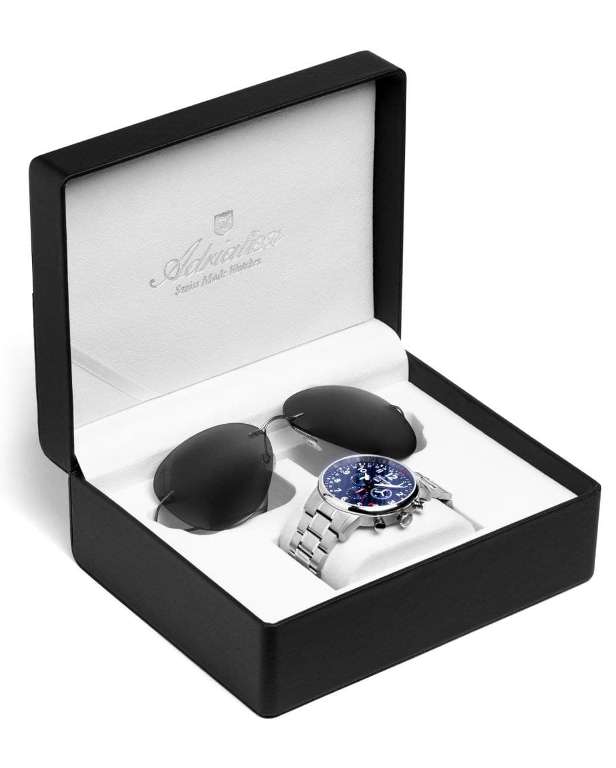 

Мужские наручные часы Adriatica ADR 8308.4125CH SET
