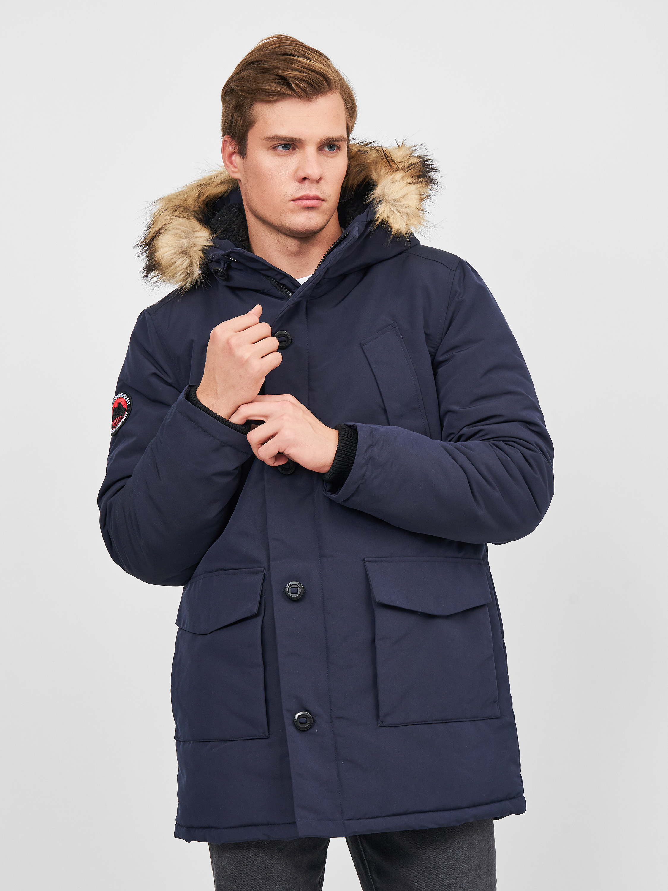 

Парка Superdry M5011192A-L6T M Nordic Chrome Navy