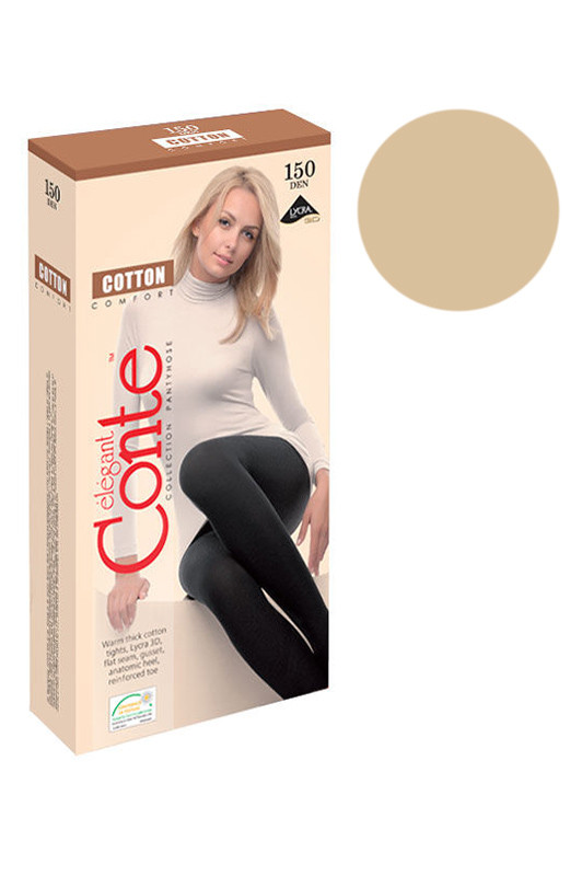 

Conte Cotton Колготки хлопковые 150 den сream