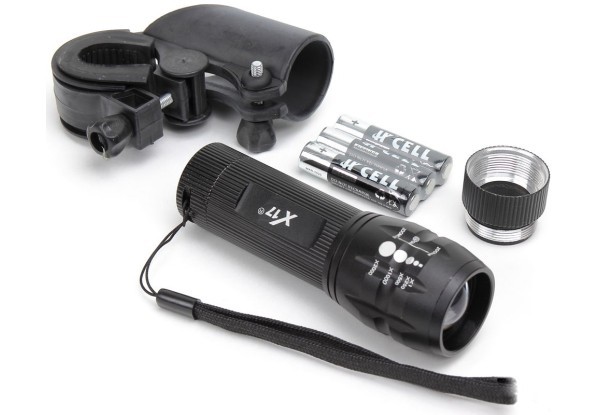 

Фара X17 Alpha 3.6 3W, 1 CreeLED, пластиковая, 500 lumens, ZOOM, черная