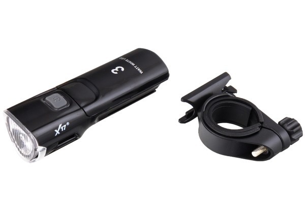 

Фара X17 Alpha 2.1 3W, 1 CreeLED, пластиковая, 120lumens, черная