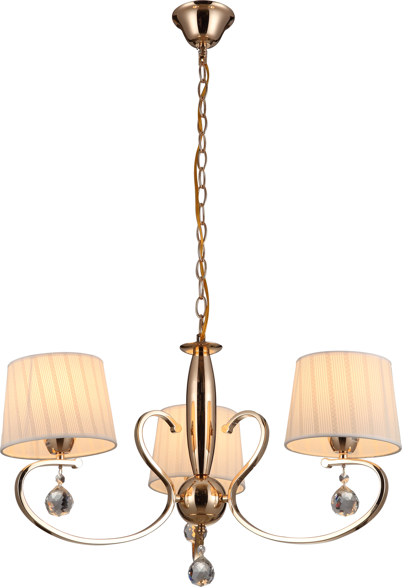 

Люстра Altalusse INL-1146P-03 Ivory Gold Е14 3x40 Вт