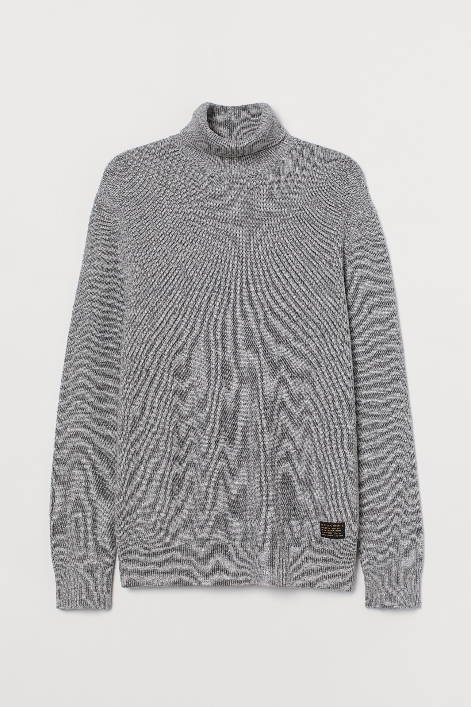

Свитер H&M S серый 2098895752