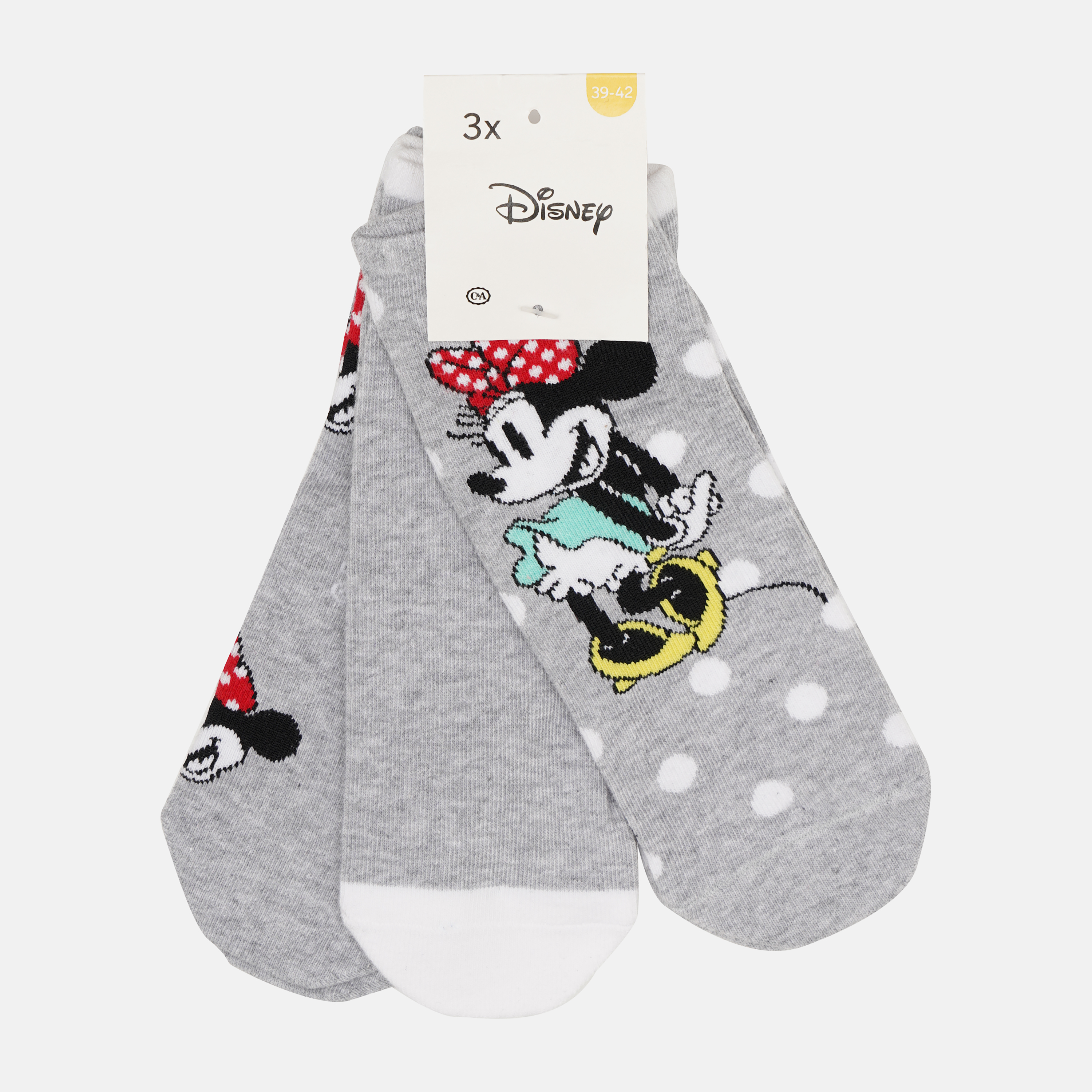 

Носки (3 пары) C&A 35 38 серый Minnie 2240141447