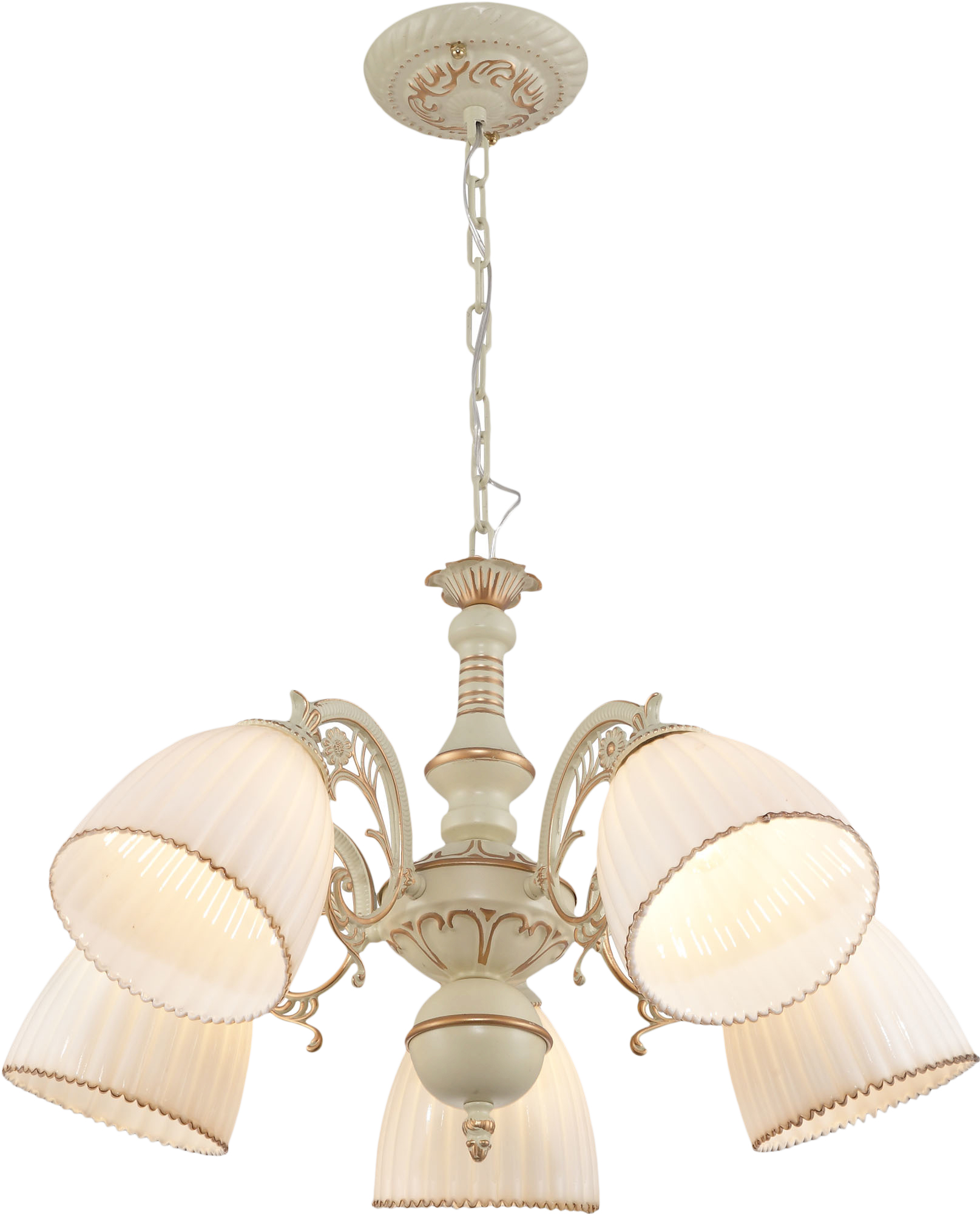 

Люстра Altalusse LV208-05 Ivory Е27 5x40 Вт