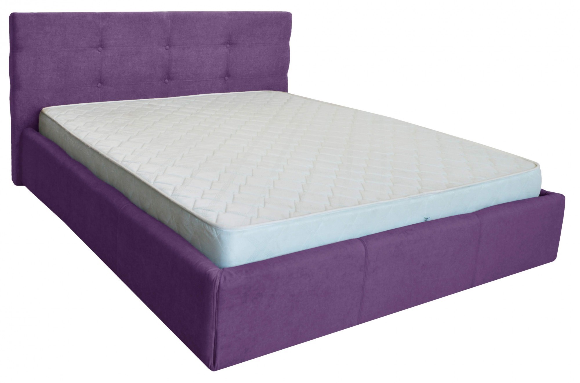 

Кровать Двуспальная Manchester Матрас Comfort Plus 160 х 200 см Мисти Dark Violet С подъемным механизмом и нишей для белья Фиолетовая