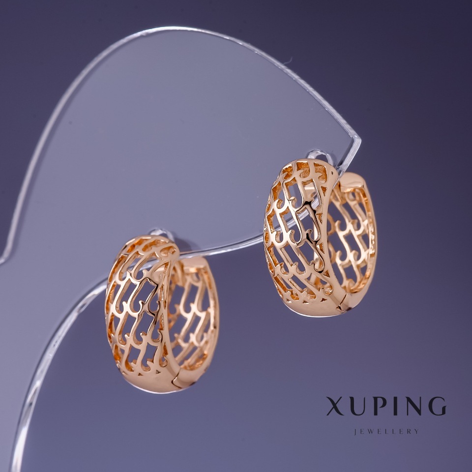 

Серьги Xuping 16х7мм " позолота 18К ", ida25326