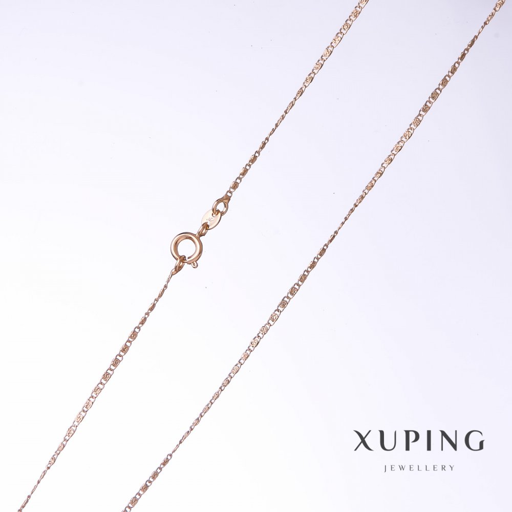 

Цепочка Xuping плетение Мадлена витая, толщина 1,6мм, длина 45см позолота 18к, ida26281