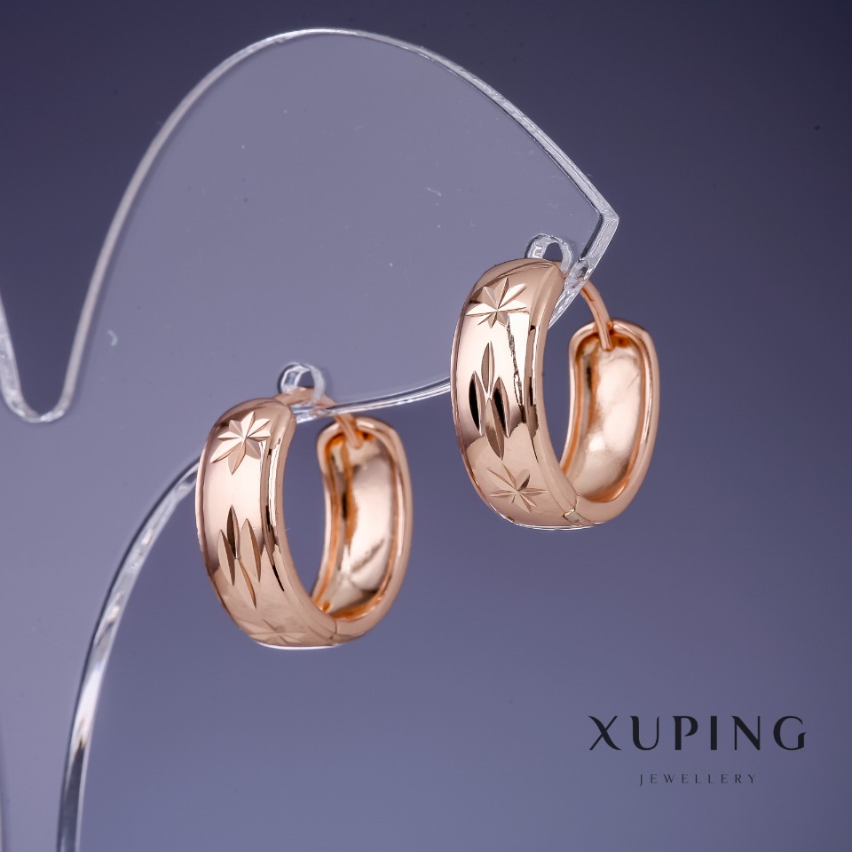 

Серьги Xuping 6х15мм "позолота 18К", ida25091