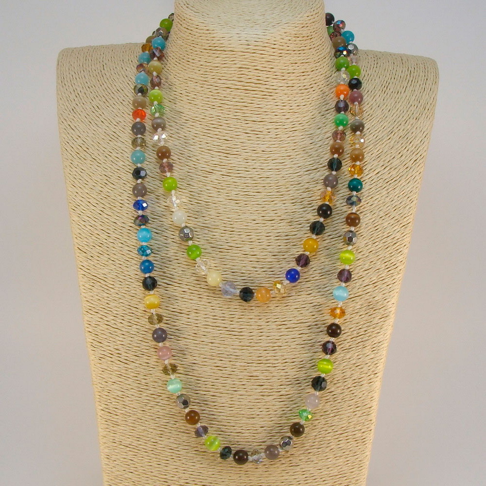 

Бусы из кошачьего глаза (8 мм), fazS1236