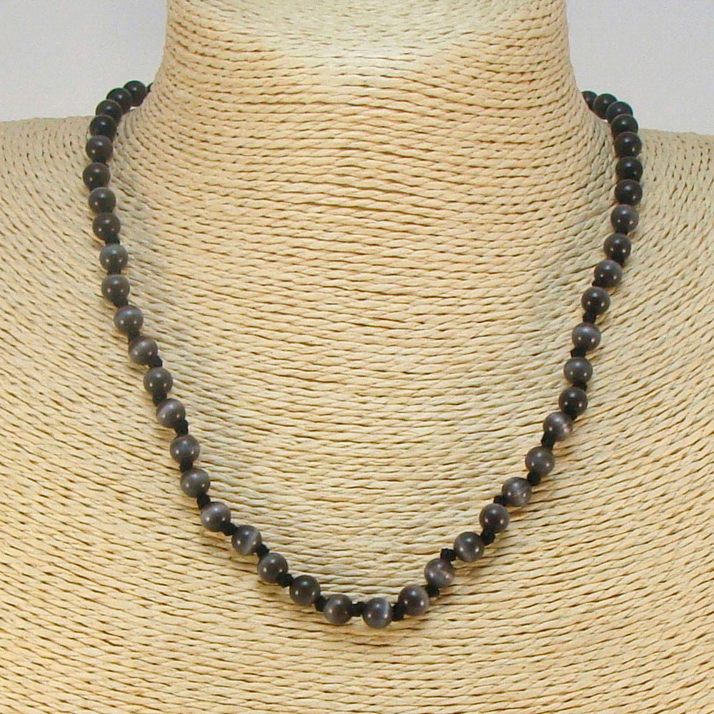 

Бусы из кошачьего глаза (6 мм), fazS1140