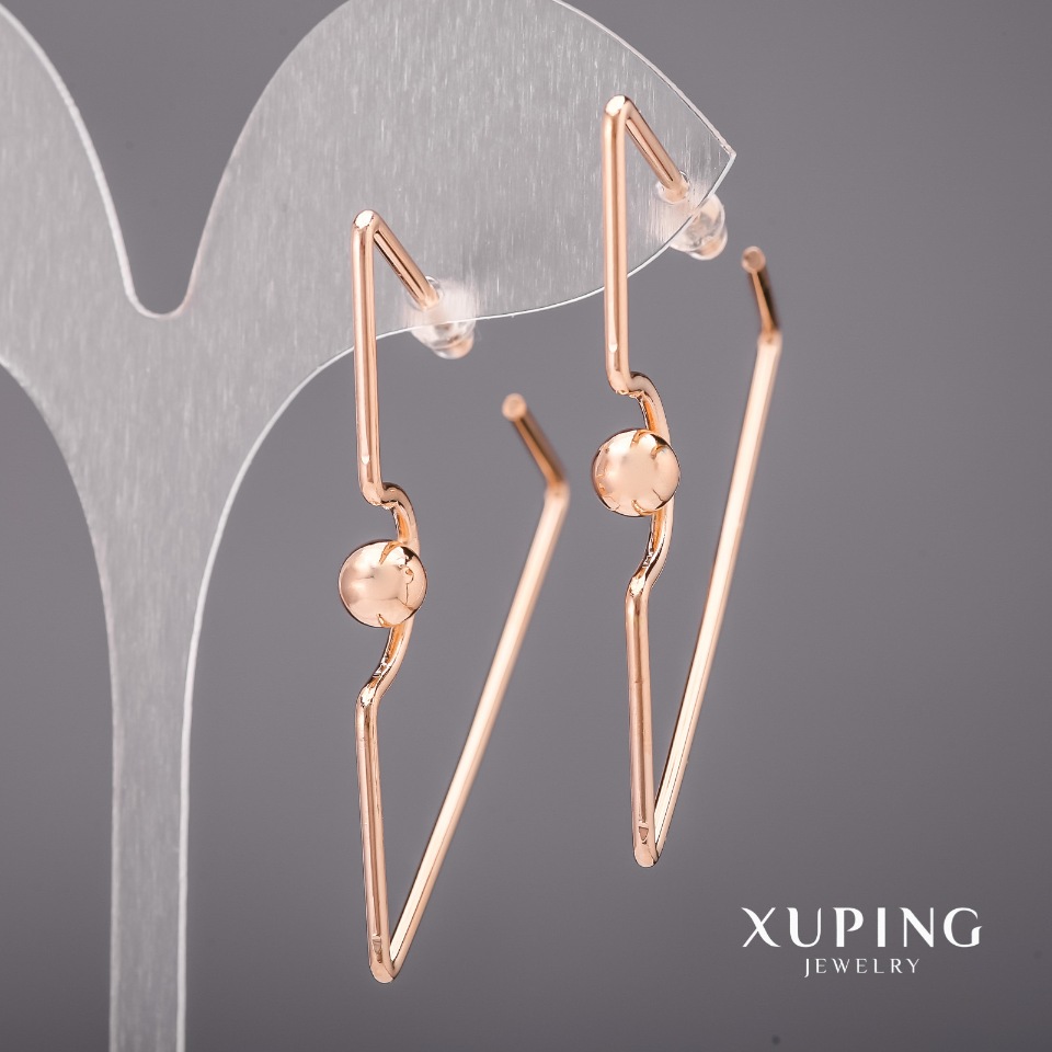 

Серьги Xuping Треугольники 46х54мм Позолота 18к, ida36479