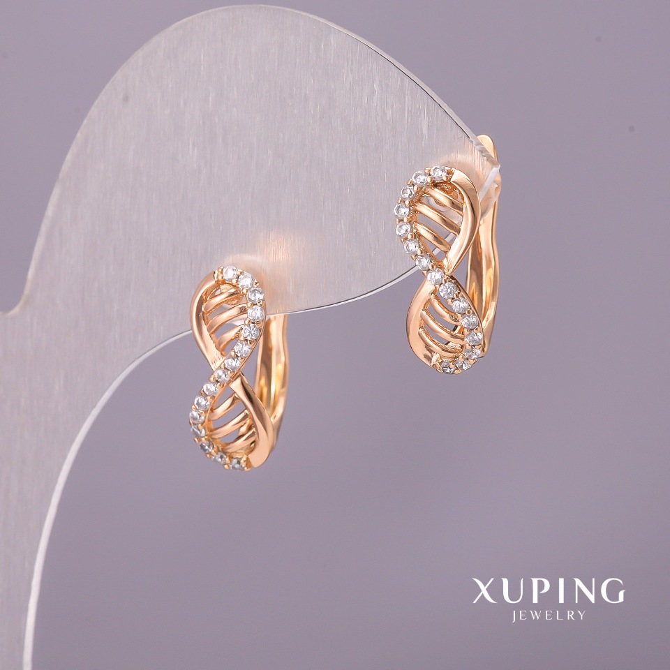

Серьги Xuping с белыми камнями, диаметр 6х15мм Позолота 18К, ida37274