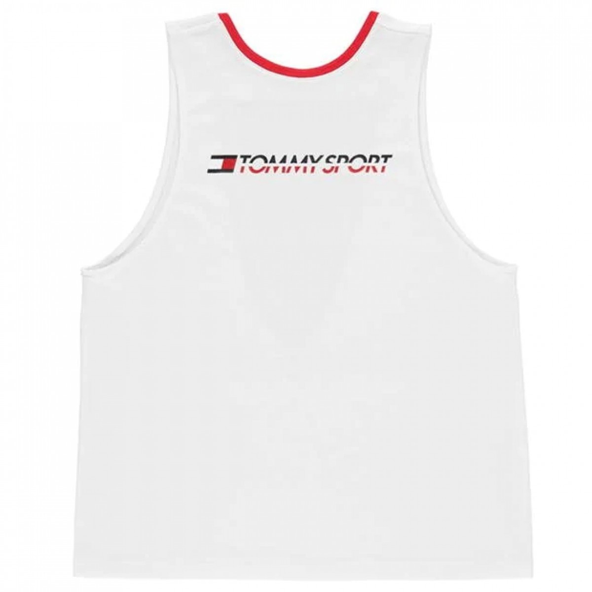 

Майка Tommy Sport Tommy Open Back Tape Vest PVH White, L (48)