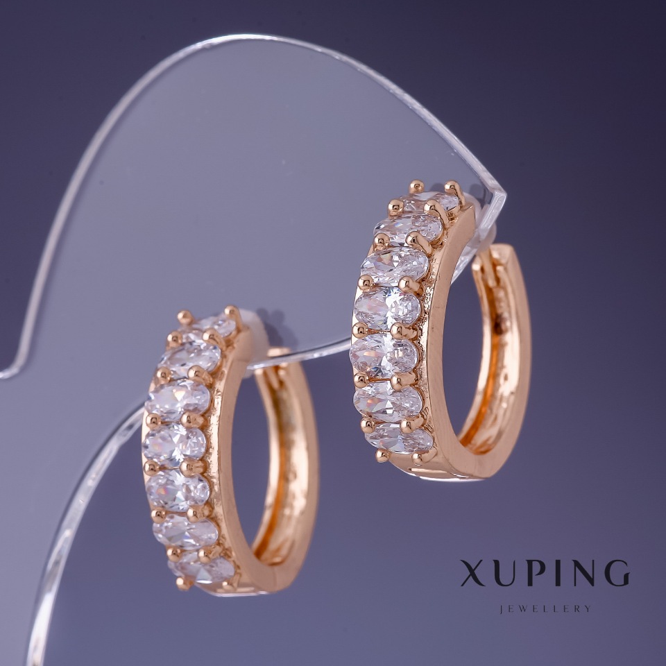 

Серьги Xuping 20х6мм " позолота 18К ", ida25198