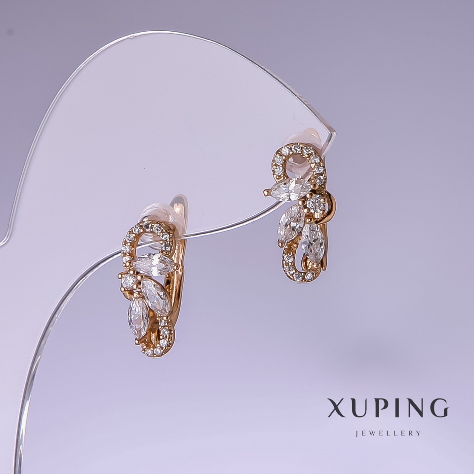 

Серьги Xuping 15х7мм позолота 18к, ida16764