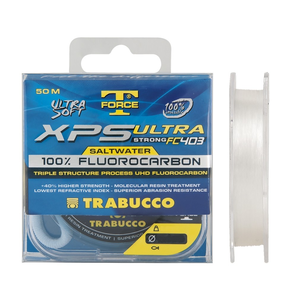 

Флюрокарбон Trabucco T-FORCE XPS ULTRA SW 50м 0,221мм 4,74кг