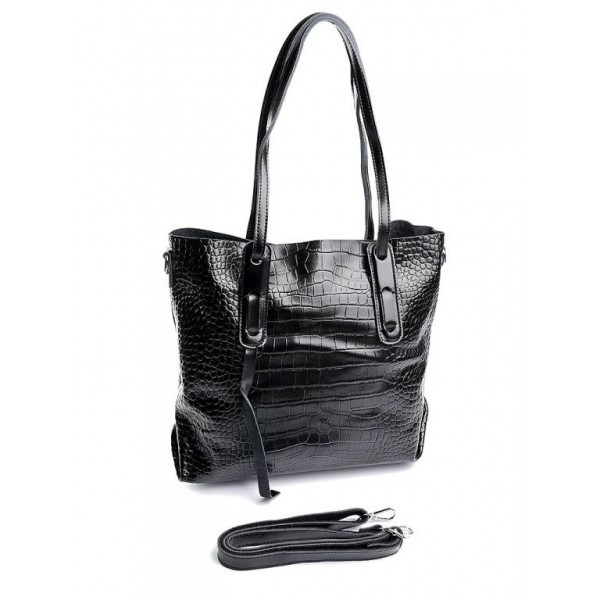 

Женская сумка кожа Parse 8902-1 Black