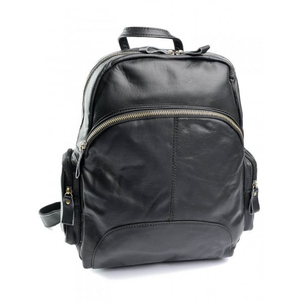 

Рюкзак кожаный BagMan 811 Black