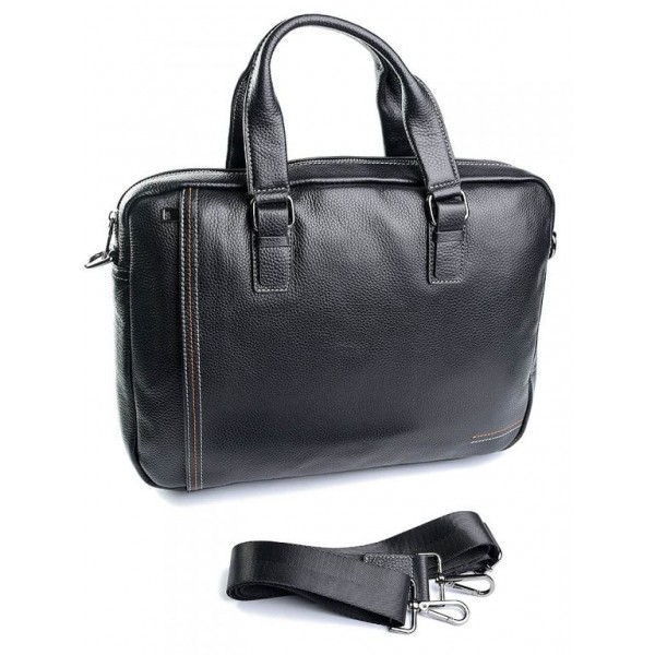 

Кожаный мужской портфель BagMan 17626 Black