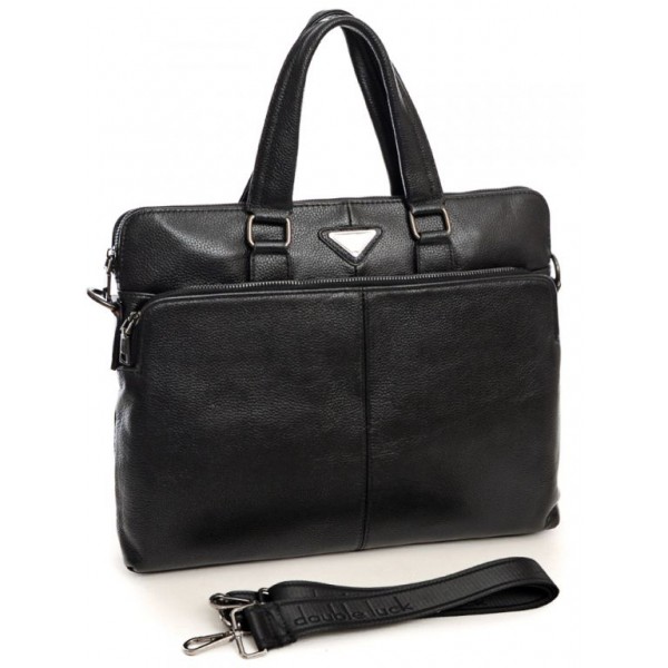 

Портфель мужской кожаный BagMan №0126 Black