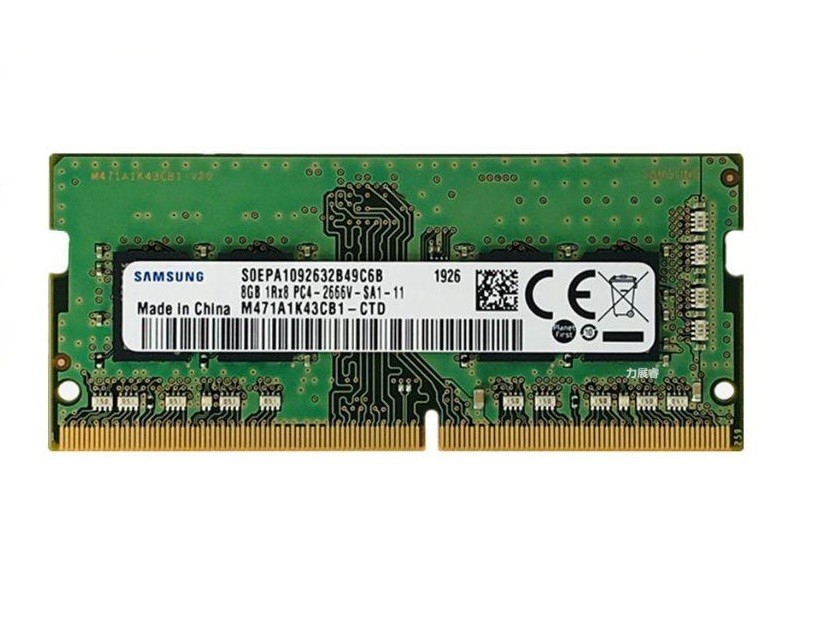 

Оперативная память Samsung 8 GB SO-DIMM DDR4 2666 MHz (M471A1K43CB1-CTD)