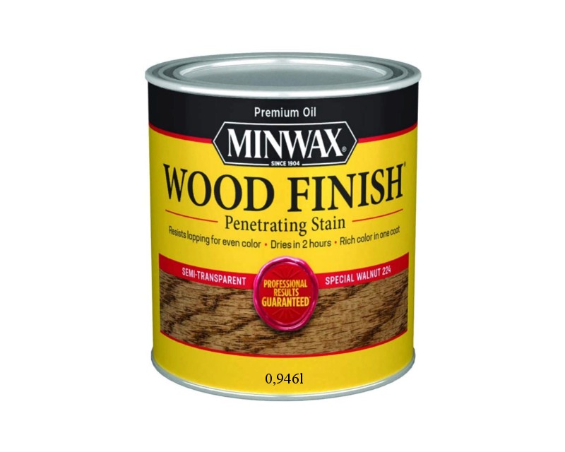 

Морилка масляная MINWAX WOOD FINISH для древесины особенный орех (Special Walnut - 224) 0,946л