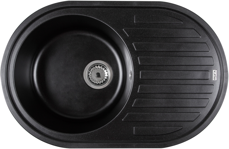 

Кухонная мойка VENTOLUX Emilia Black Quartz (2059765959502)