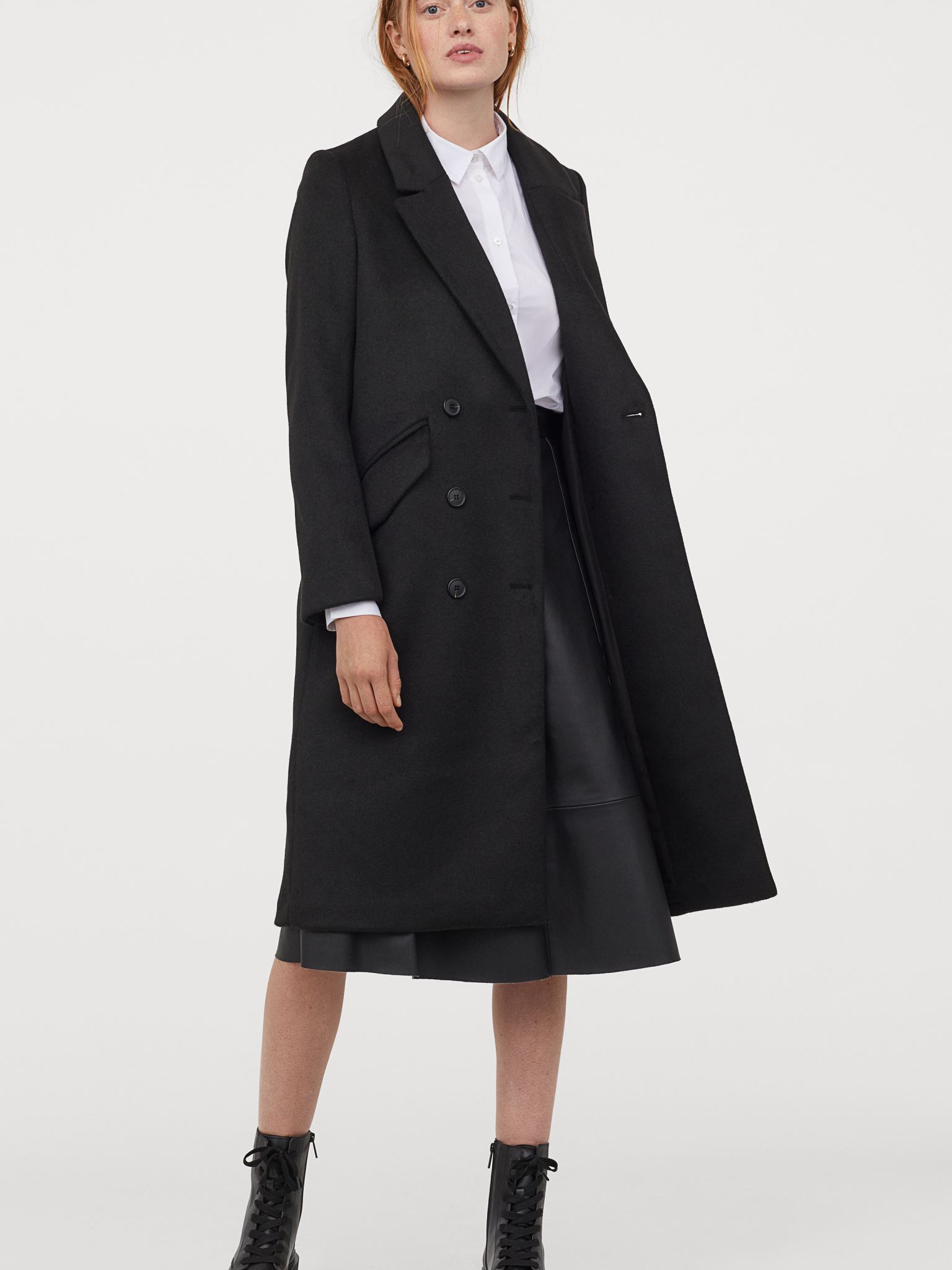 

Пальто H&M 9034732dm 34 Черное