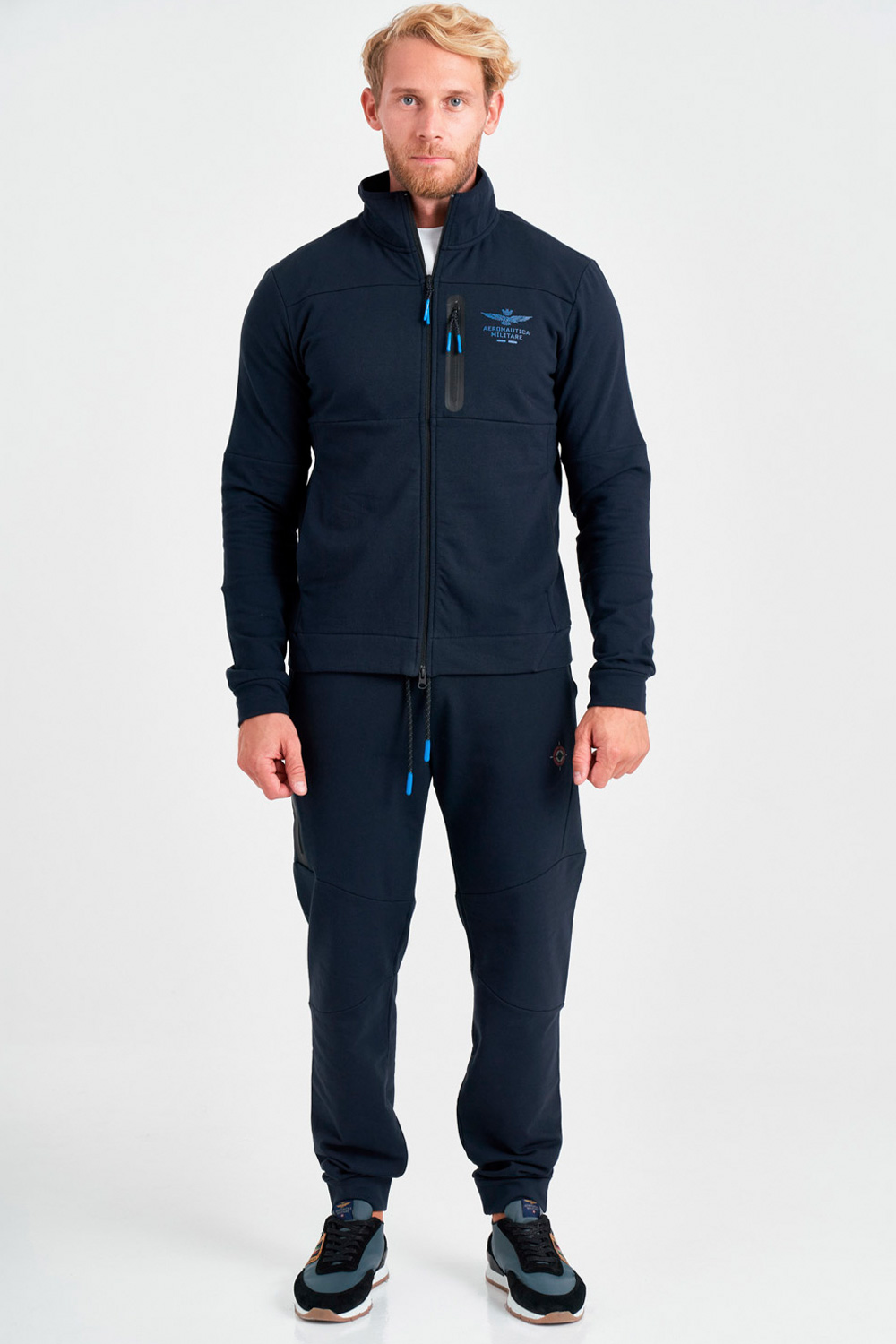 

Темно-синий мужской спортивный костюм Aeronautica Militare 4397 XL