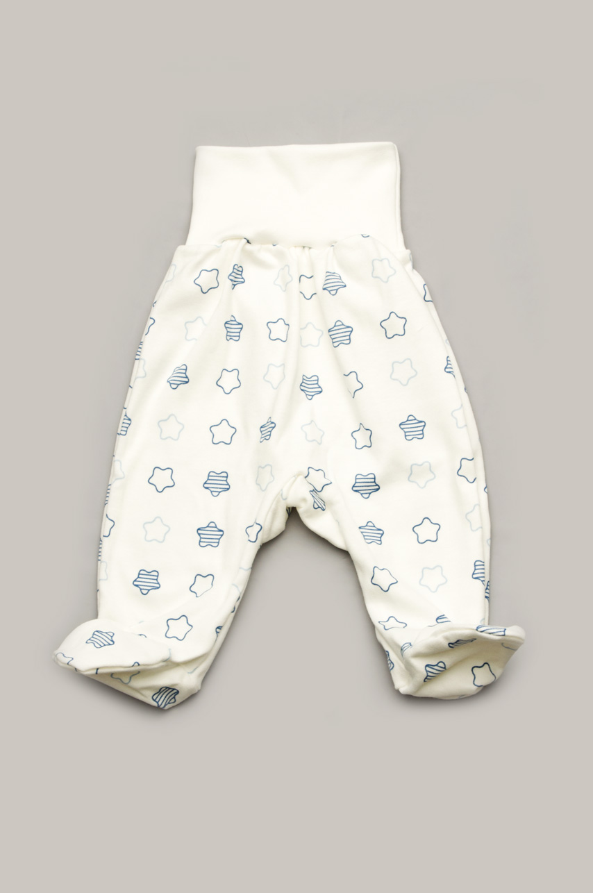 

Ползунки Модный карапуз 74 Белые со звездами (301-00031-1)