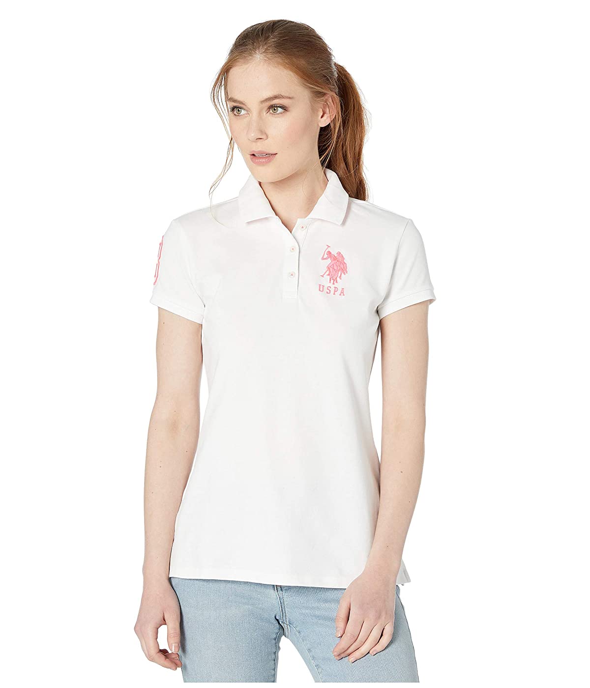 

Поло U.S. POLO Neon Logos Short Sleeve Polo Shirt Fresh White,  (48, Поло U.S. POLO Neon Logos Short Sleeve Polo Shirt Fresh White, L (48)