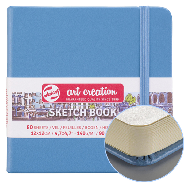 

Блокнот для графики Talens Art Creation 140г/м2 12*12см Голубой (9314214M)