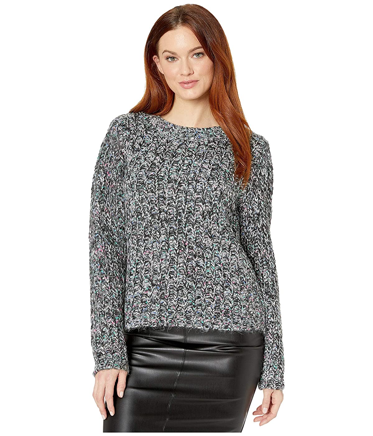 

Свитер CeCe Multicolor Crew Neck Rich Black, M (46)