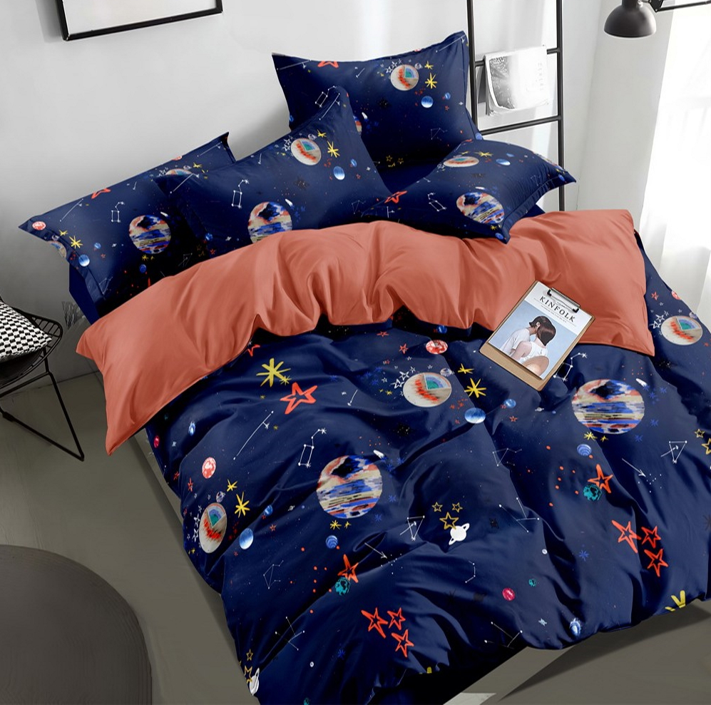 

Постельное белье MirSon 22-1256 Kingfisher Семейный италия, сатин