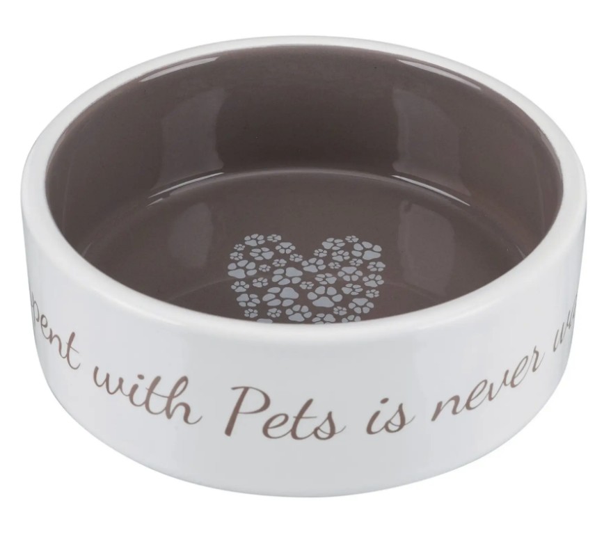 

Миска керамическая Trixie «Pet's Home» 800 мл / 16 см (коричневая)