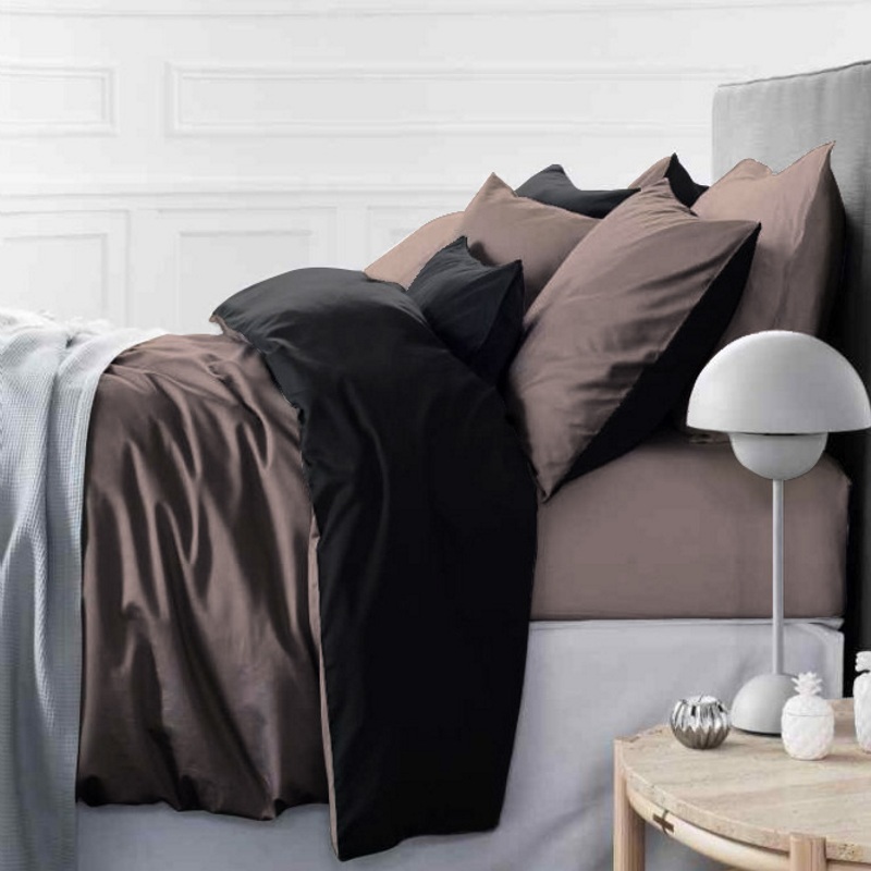

Постельное белье MirSon 0211+0055 Dark Chocolate King Size италия, сатин