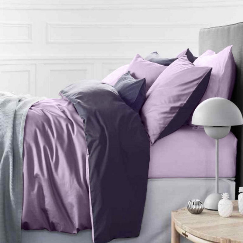 

Постельное белье MirSon 0199+0231 Violet Евро италия, сатин