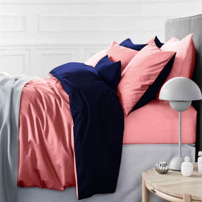 

Постельное белье MirSon 0132+4052 Delphinium King Size италия, сатин
