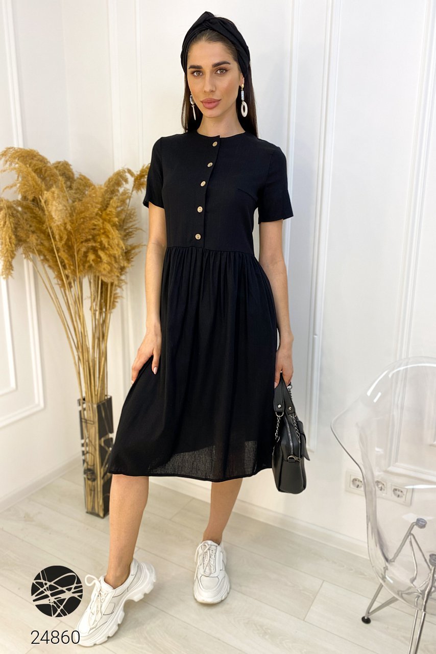 

Льняное платье Фасон 24860_46-48 46-48