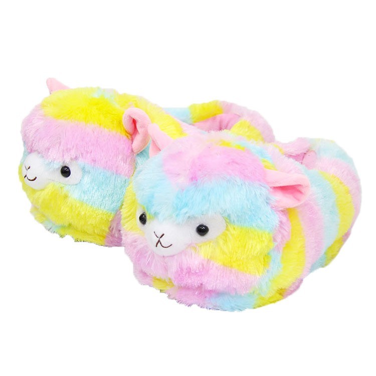 

Тапочки кигуруми альпаки ламы Kigurumi Домашние Плюшевые тканевые 35-43 (3025)