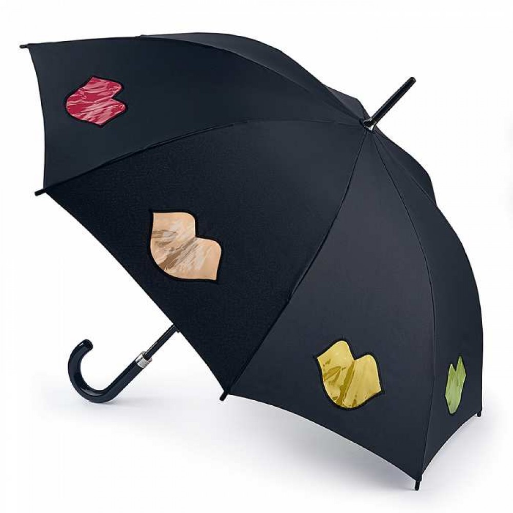 

Зонт-трость женский Lulu Guinness by Fulton Kensington-2 L764 Rainbow Lips