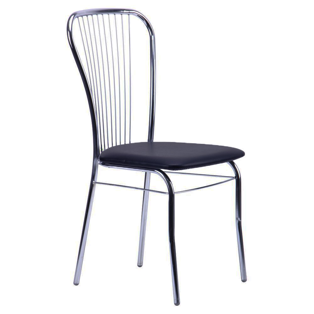 

Стул для кухни, кафе, бара Цезарь металл алюминий/кожзаменитель Неаполь N-20 темно-синий AMF