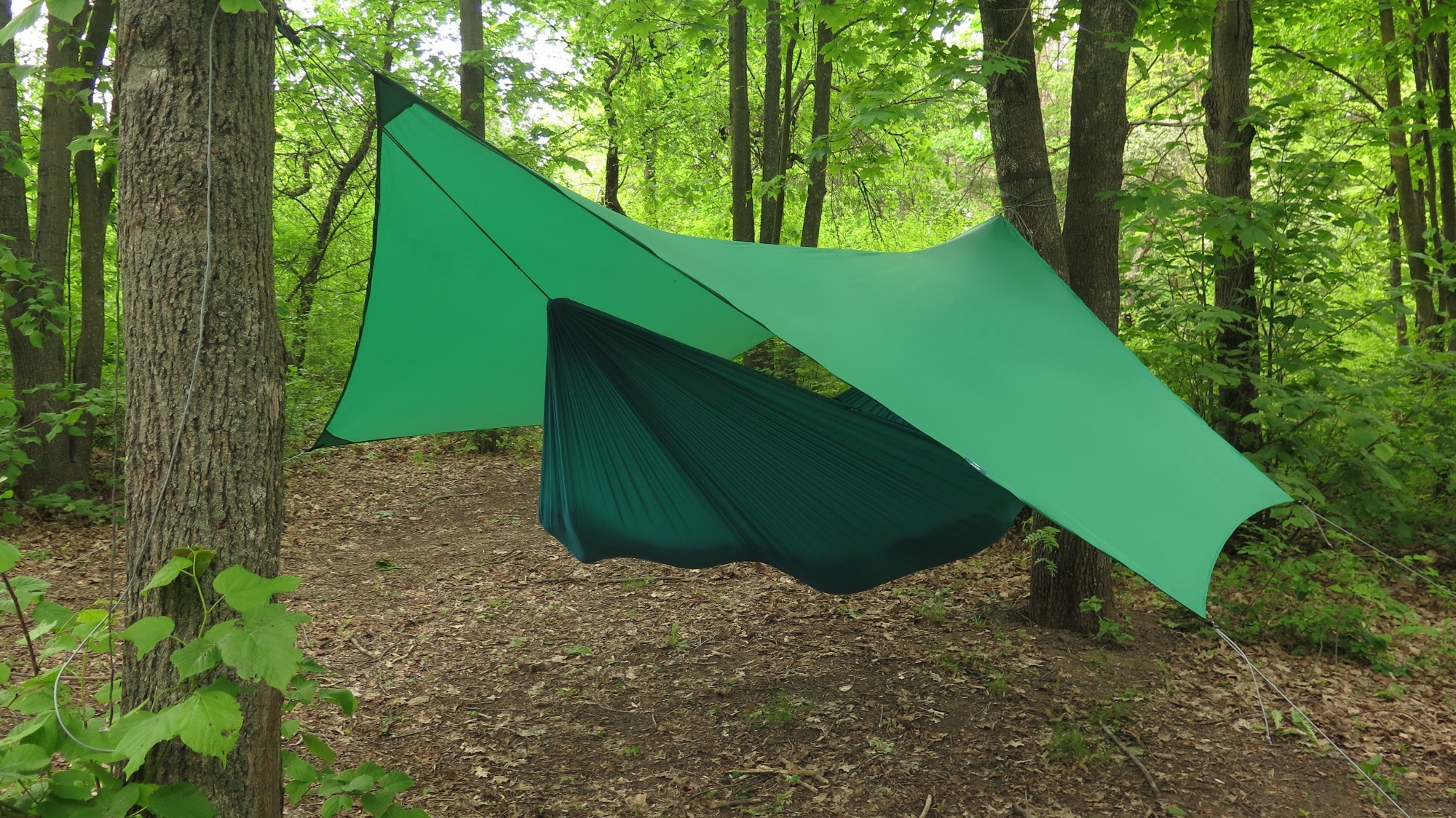 

Тент для гамака Levitate Poly 6N green