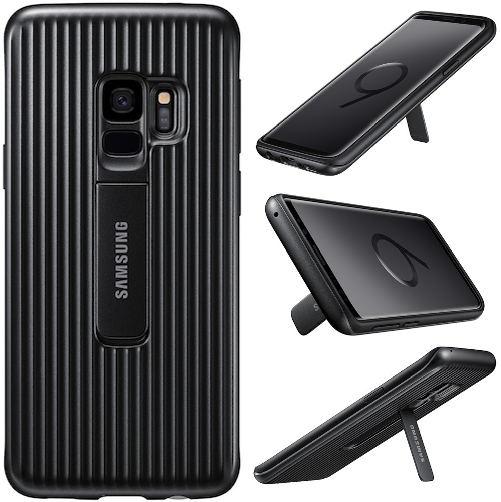 

Противоударный чехол бампер накладка Rugged Protective Standing Cover Samsung Galaxy S9 G960 black