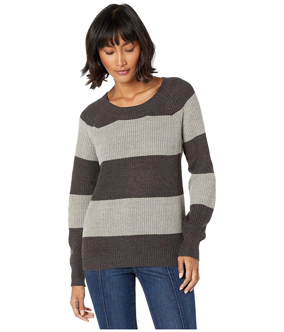 

Свитер BCBGeneration Stripe FOH5254929 Charcoal Combo, XS (42)