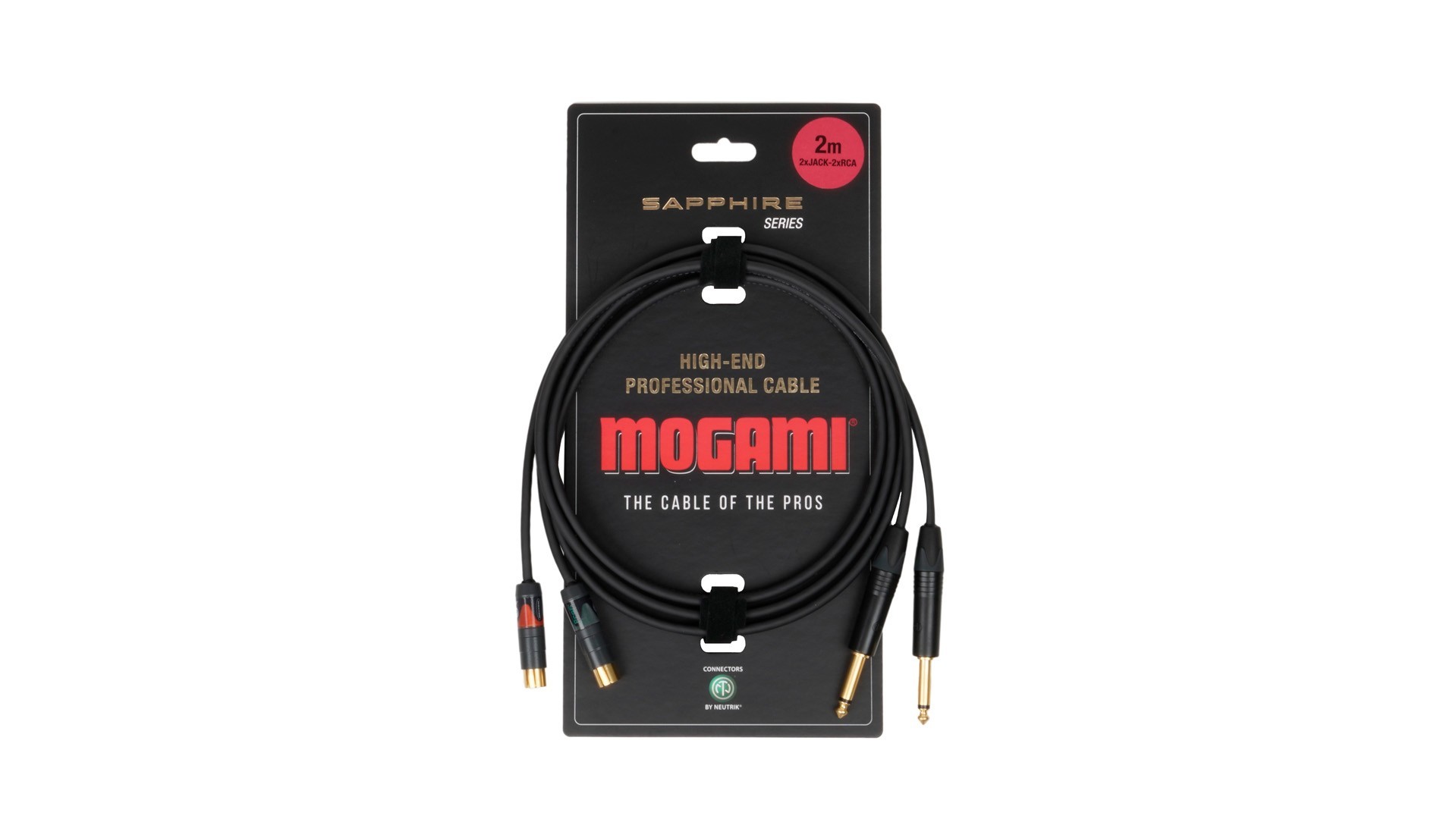 

Коммутационный кабель Mogami 2xJACK-2xRCA/2m