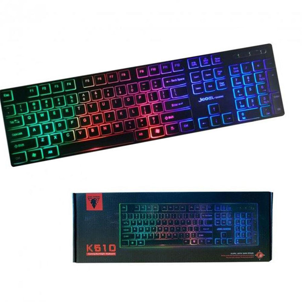 

Игровая компьютерная клавиатура с подсветкой JEDEL K510 RGB