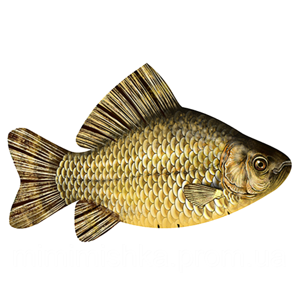 

Мягкая игрушка антистресс Цацки Пецки Рыба Карась большой, 62х40см, (171026)